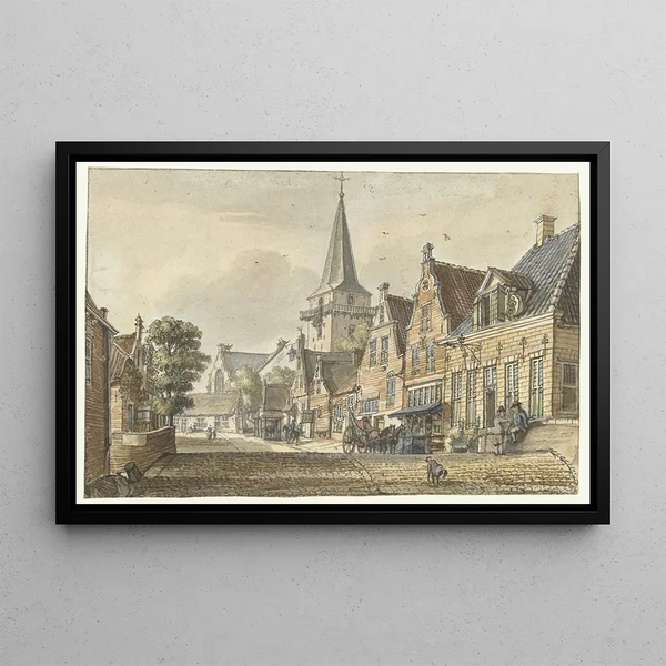 Jan de Beijer - Gezicht in het dorp Harmelen.webp