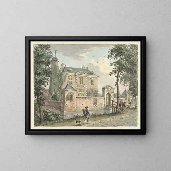 La Maison Berendrecht - Jan de Beijer — oprawiony obraz na ścianie