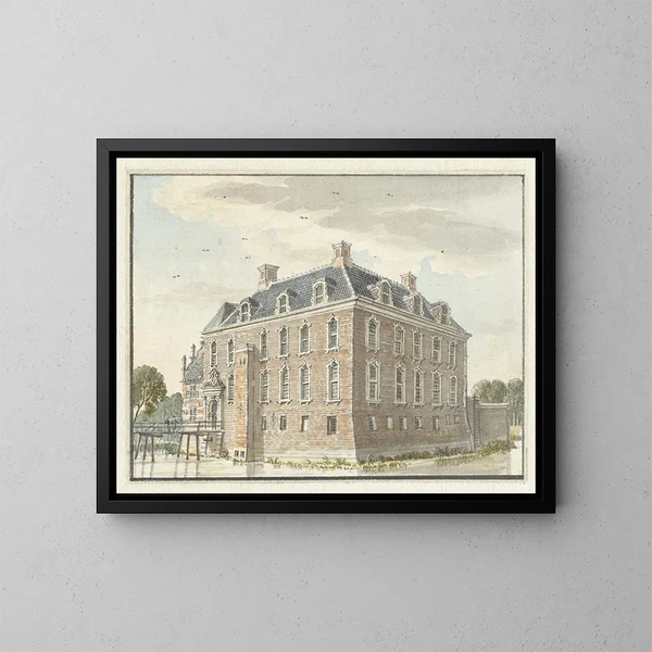La Maison de Baek - Jan de Beijer — oprawiony obraz na ścianie