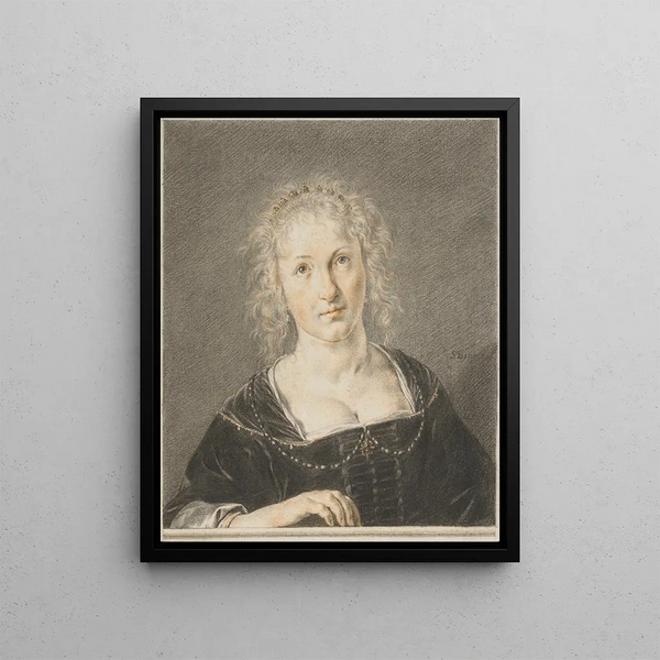Jan de Bray - Young Woman at a Balustrade.webp