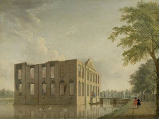 Jan ten Compe - Berckenrode Castle in Heemstede after the Fire.webp