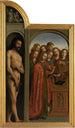 Adam i śpiewających aniołów - Jan van Eyck — widok dzieła