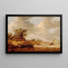 Pewnego dnia wietrznego - Jan van Goyen — oprawiony obraz na ścianie