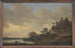 Scena rzeczna z tawerną Łabędź - Jan van Goyen — widok dzieła
