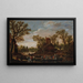 Le Bac - Jan van Goyen — oprawiony obraz na ścianie