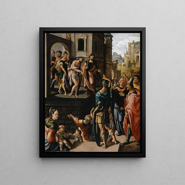 Voici l'homme - Jan van Scorel — oprawiony obraz na ścianie
