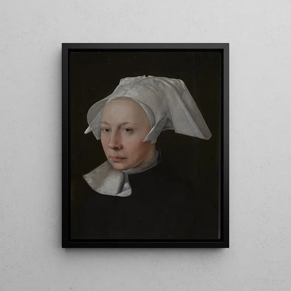 Portret kobiety - Jan van Scorel — oprawiony obraz na ścianie