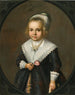 Portret młodej dziewczyny trzymającej kwiat - Jan van Teylingen — widok dzieła