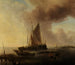 Łodzie rybackie na plaży - Jan van de Cappelle — widok dzieła