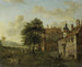Wiejski dom - Jan van der Heyden — widok dzieła