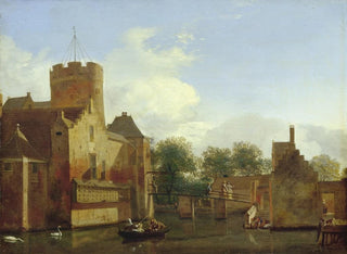 Jan van der Heyden - Loenerslot Castle in Holland.webp