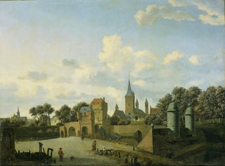 Jan van der Heyden - The Church of St Severin in Cologne in an Imaginary Setting.webp