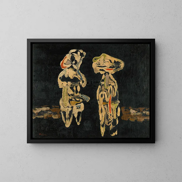 Figures - Jankel Adler — oprawiony obraz na ścianie