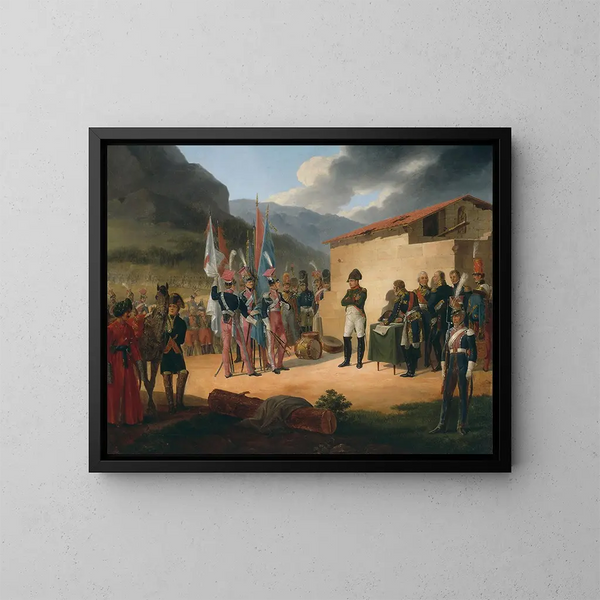 Bataille de Tudela - January Suchodolski — oprawiony obraz na ścianie