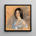 Jaqueline avec Fichu - Alice Pike Barney — oprawiony obraz na ścianie