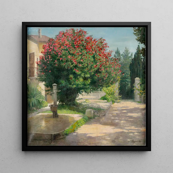Jardin avec oléandres - Jakob Koganowsky