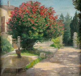 Jardin avec oléandres - Jakob Koganowsky