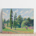 Reprodukcja obrazu Ogród Kew, Londyn, Blisko stawu - Camille Pissarro