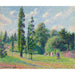 Reprodukcja obrazu Ogród Kew, Londyn, Blisko stawu - Camille Pissarro