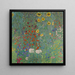 Ogrod wiejskich z słonecznikami - Gustav Klimt — oprawiony obraz na ścianie