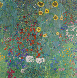 Jardin de cottage avec des tournesols - Gustav Klimt