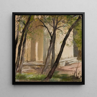 Jardin de l'Académie des Beaux-Arts à Saint-Pétersbourg - Jan Cigliski