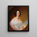 Portret Pauline Comtesse Nostitz 1801-1881 - Jaroslav Čermák — oprawiony obraz na ścianie