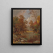 Jesień na rzece - Jasper Francis Cropsey — oprawiony obraz na ścianie