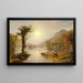 Jesień nad jeziorem Greenwood - Jasper Francis Cropsey — oprawiony obraz na ścianie