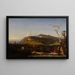 Dom w górach Catskill - Jasper Francis Cropsey — oprawiony obraz na ścianie