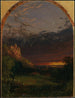 Wieczorna scena - Jasper Francis Cropsey — widok dzieła