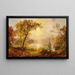 Greenwood Lake jesienią na Hudsonie - Jasper Francis Cropsey — oprawiony obraz na ścianie