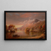 Lac George - Jasper Francis Cropsey — oprawiony obraz na ścianie