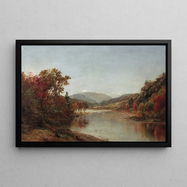 Mont Washington, New Hampshire - Jasper Francis Cropsey — oprawiony obraz na ścianie