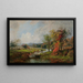 październikowy - Jasper Francis Cropsey — oprawiony obraz na ścianie