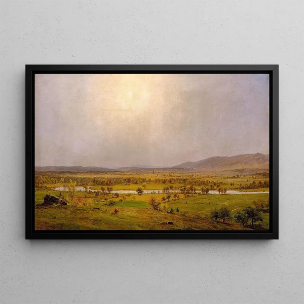 Pompton Plains New Jersey - Jasper Francis Cropsey — oprawiony obraz na ścianie