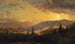 Zachód słońca po burzy w górach Catskill - Jasper Francis Cropsey — widok dzieła