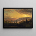 Zachód słońca po burzy w górach Catskill - Jasper Francis Cropsey — oprawiony obraz na ścianie