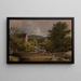 Le vieux moulin - Jasper Francis Cropsey — oprawiony obraz na ścianie