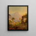 Villa d'Este Tivoli - Jasper Francis Cropsey — oprawiony obraz na ścianie