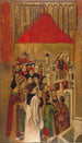 Ukazanie Świętego Michała w zamku Świętego Anioła - Jaume Huguet — widok dzieła