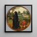 Płaczę, ponieważ świat jest tak niepewny - Pieter Brueghel młodszy — prezentacja dzieła na ścianie
