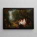 Festiwal na łonie natury - Jean-Antoine Watteau — oprawiony obraz na ścianie