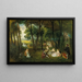 Fête Galante dans un Paysage Boisé - Jean-Antoine Watteau — oprawiony obraz na ścianie
