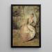L'Amante inquiète - Jean-Antoine Watteau — oprawiony obraz na ścianie