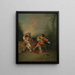 La Surprise - Jean-Antoine Watteau — oprawiony obraz na ścianie