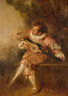 Le Donneur de sérénades - Jean-Antoine Watteau — widok dzieła