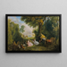 Rendez-vous de Chasse - Jean-Antoine Watteau — oprawiony obraz na ścianie