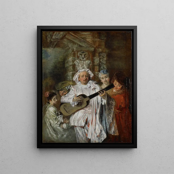 JeanAntoine Watteau - Sous un habit de Mezetin.webp