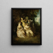 La sérénade italienne - Jean-Antoine Watteau — oprawiony obraz na ścianie